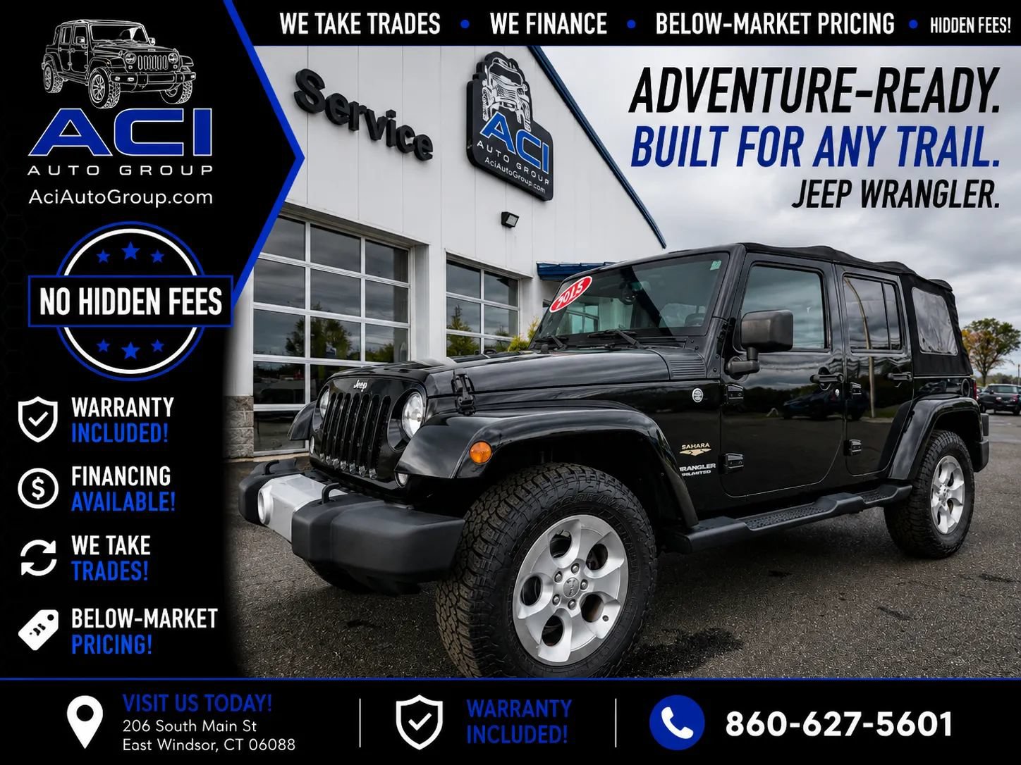Used 2015 Jeep Wrangler Unlimited Sahara w/ Connectivity Group AWD/4WD video 1