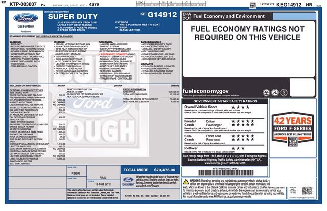 Used 2019 Ford F250 Lariat w/ Lariat Ultimate Package image 3