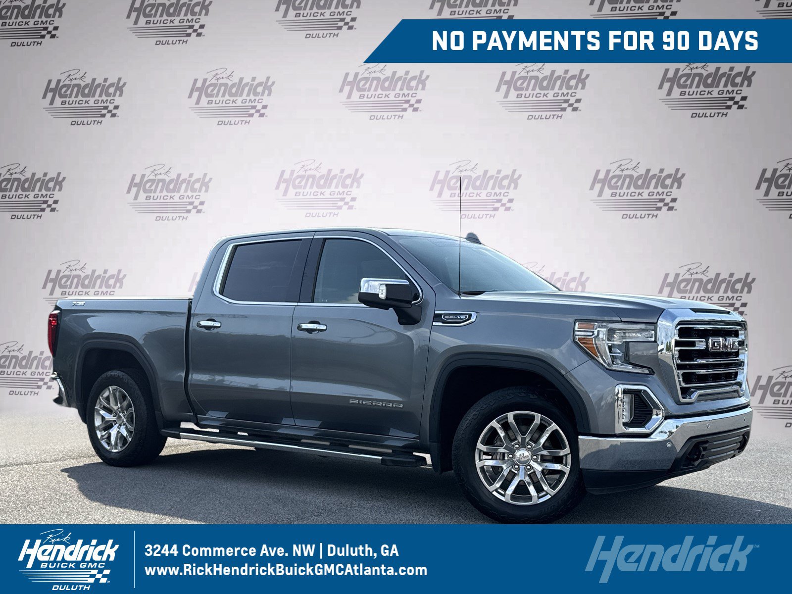 Used 2021 GMC Sierra 1500 SLT w/ SLT Premium Plus Package AWD/4WD image 1