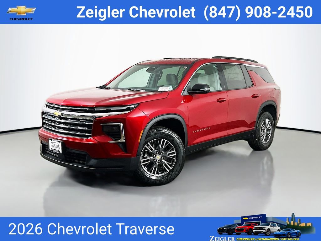 New 2026 Chevrolet Traverse LT w/ LPO, Floor Liner Package