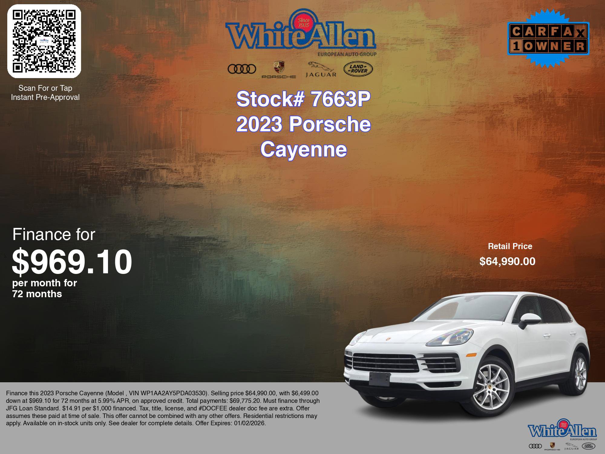 Certified 2023 Porsche Cayenne image 3
