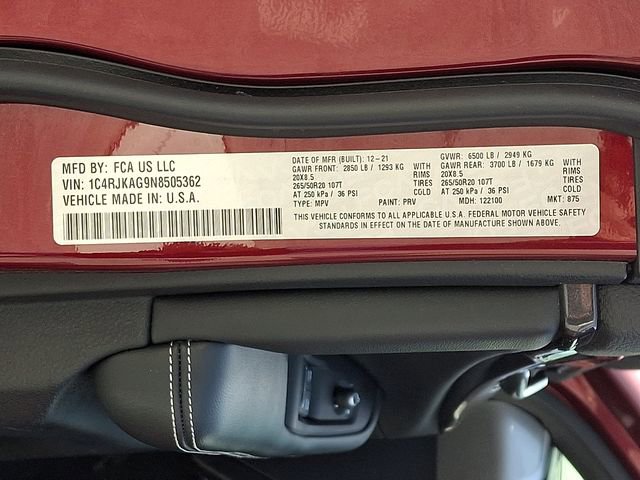 Used 2022 Jeep Grand Cherokee L Laredo AWD/4WD image 27
