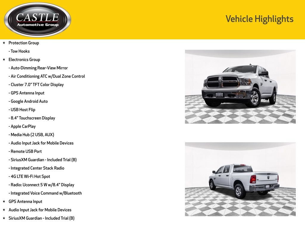 Used 2022 RAM 1500 Classic SLT w/ Electronics Group AWD/4WD image 4