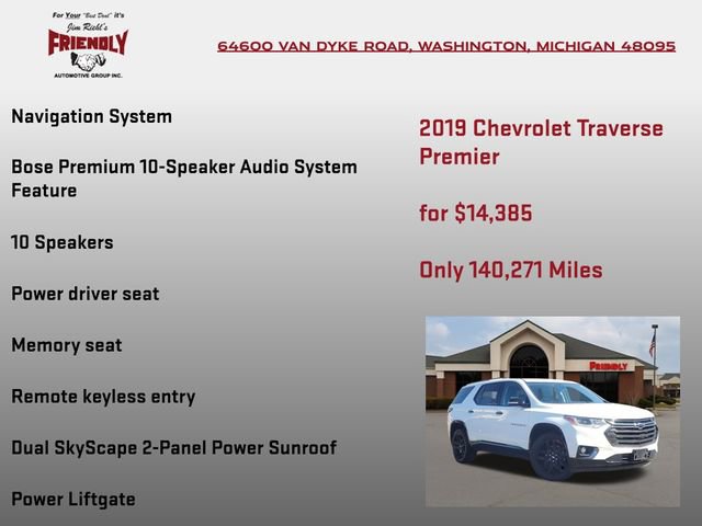 Used 2019 Chevrolet Traverse Premier w/ Redline Edition image 5