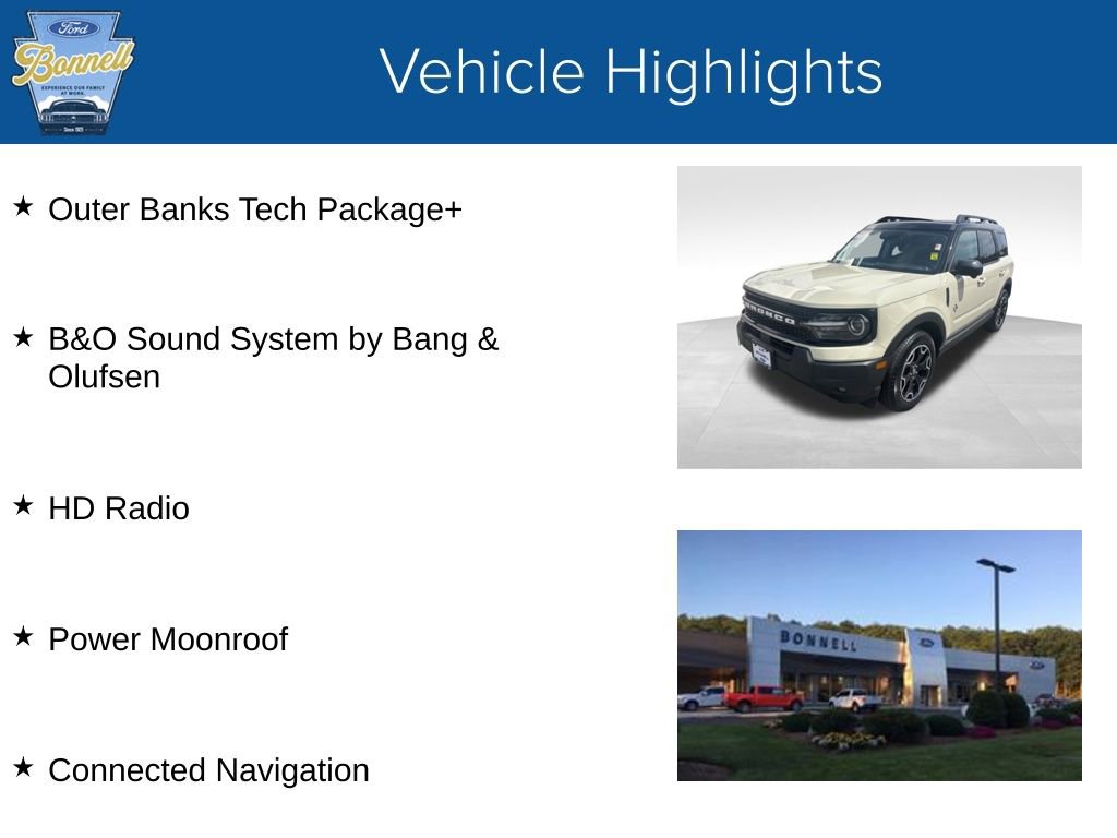 Used 2025 Ford Bronco Sport Outer Banks w/ Outer Banks Tech Package+ AWD/4WD image 5