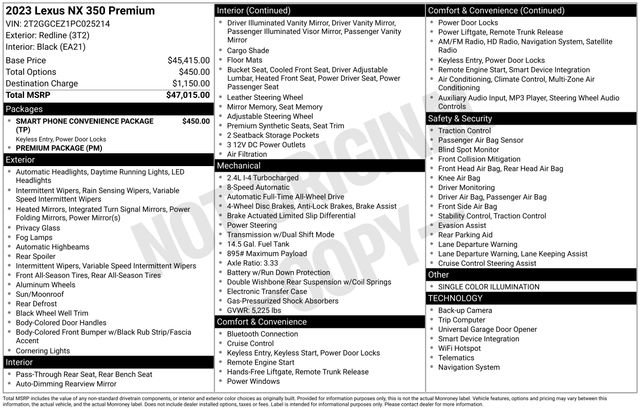 Used 2023 Lexus NX 350 350 Premium image 28
