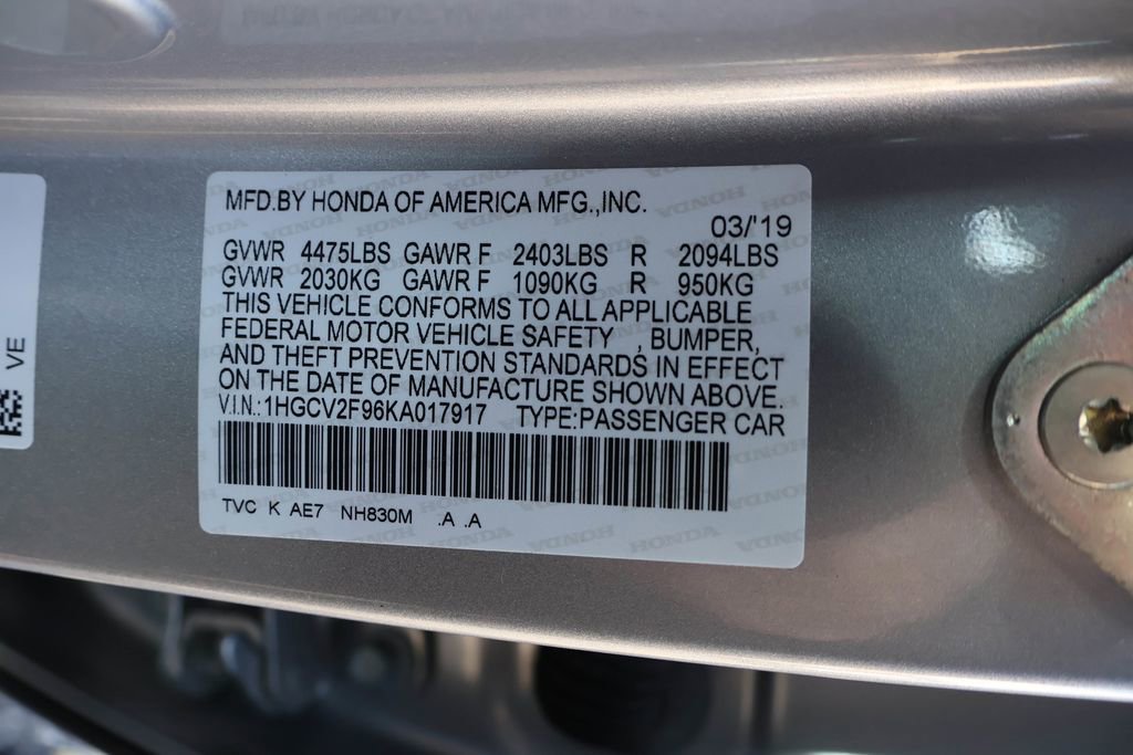 Used 2019 Honda Accord Touring image 44