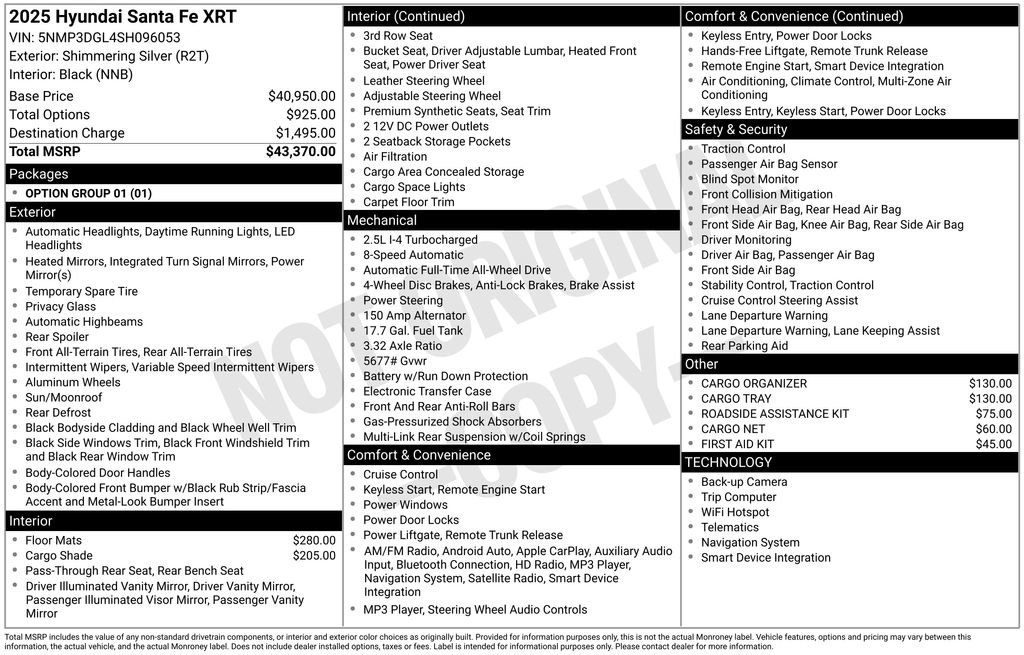 Used 2025 Hyundai Santa Fe XRT image 32