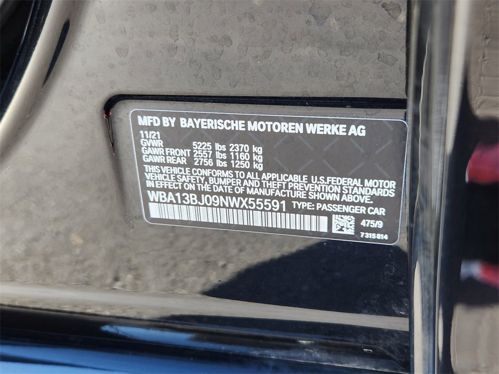 Used 2022 BMW 530i xDrive w/ M Sport Package image 33