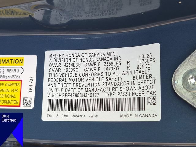 Used 2025 Honda Civic Sport image 38