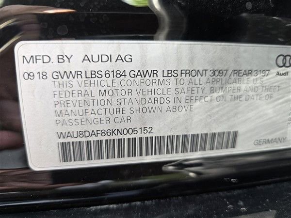 Used 2019 Audi A8 L 3.0T w/ Executive Package AWD/4WD image 18
