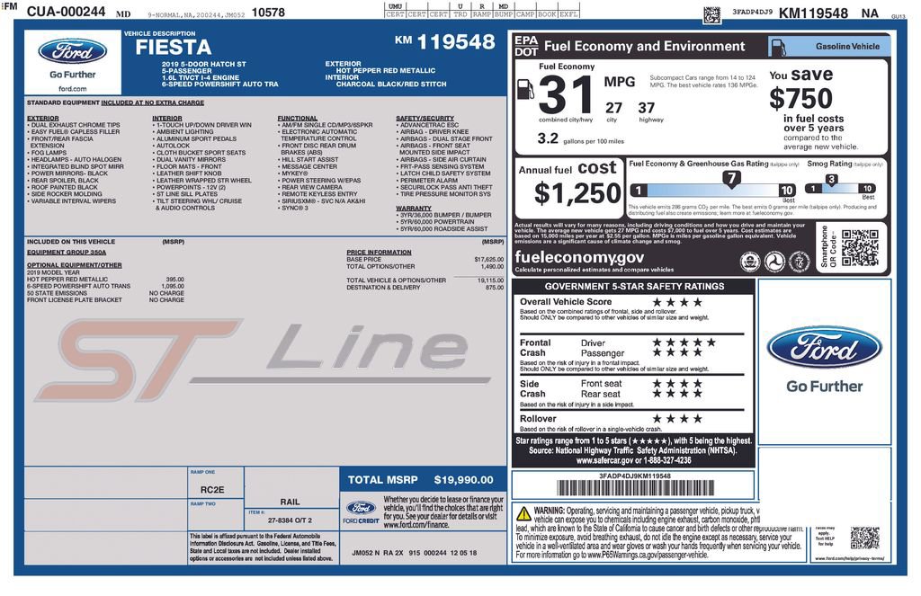 Used 2019 Ford Fiesta ST-Line image 17