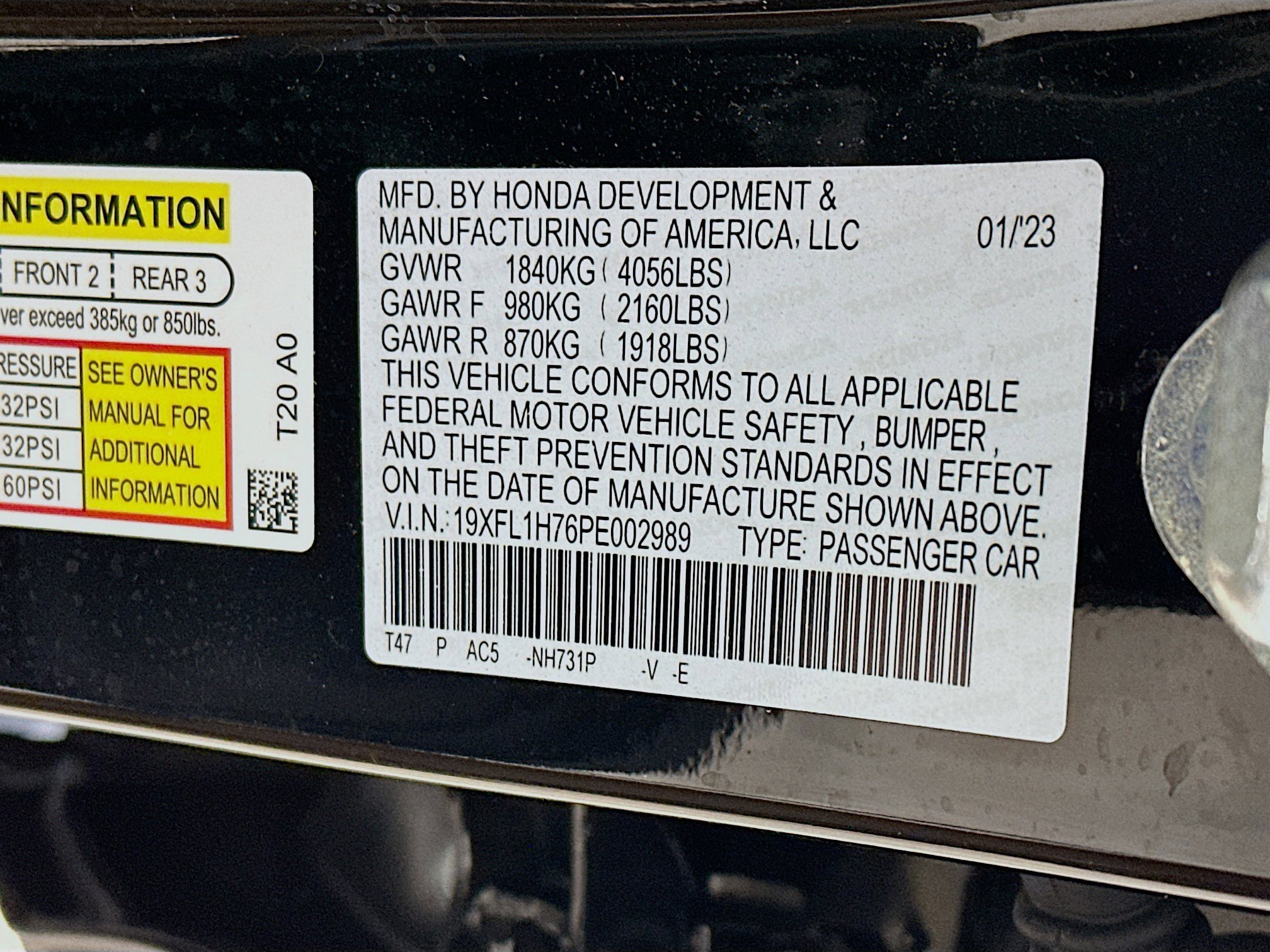 Used 2023 Honda Civic EX-L image 12