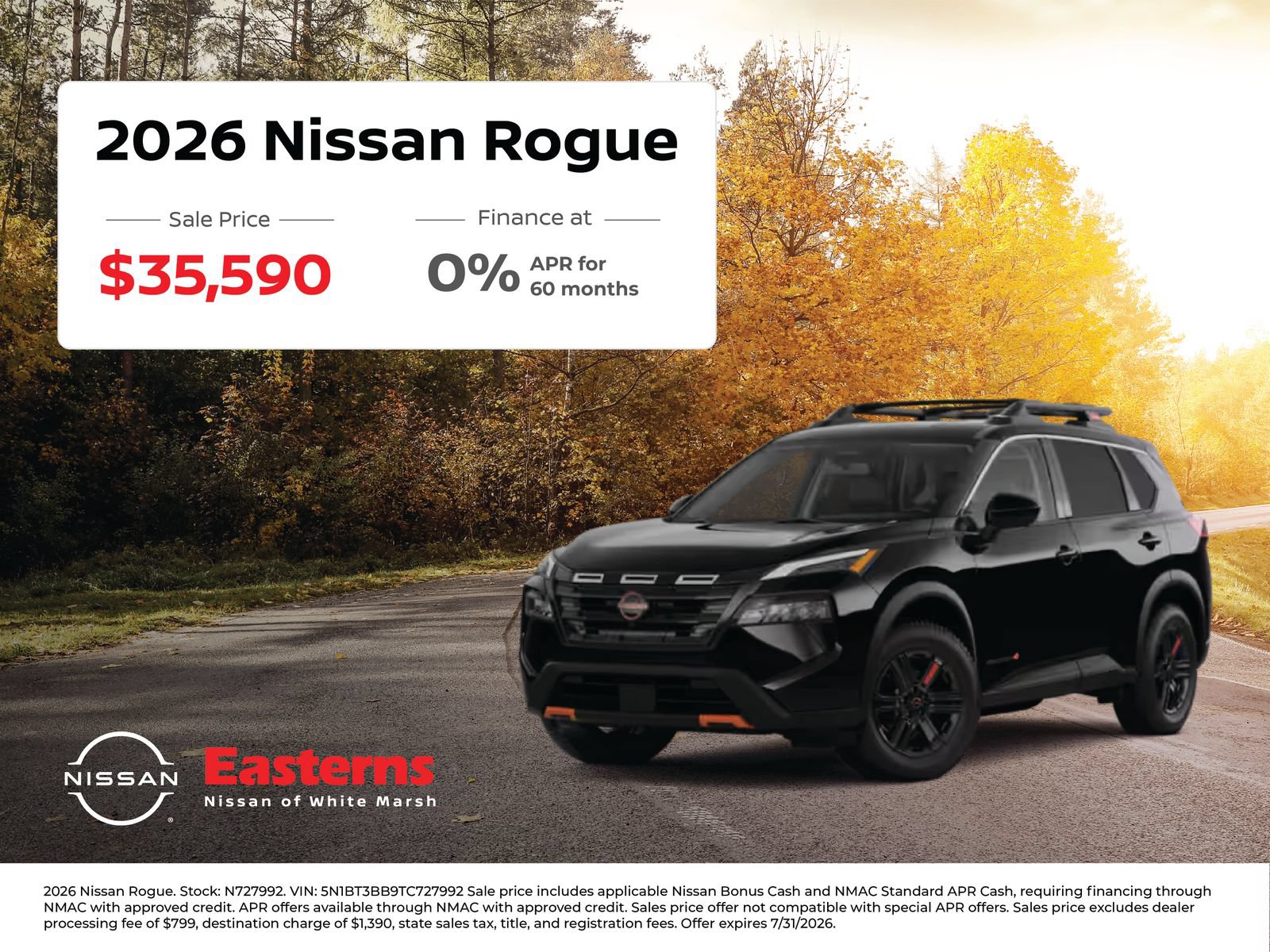 New 2026 Nissan Rogue SV AWD/4WD image 2