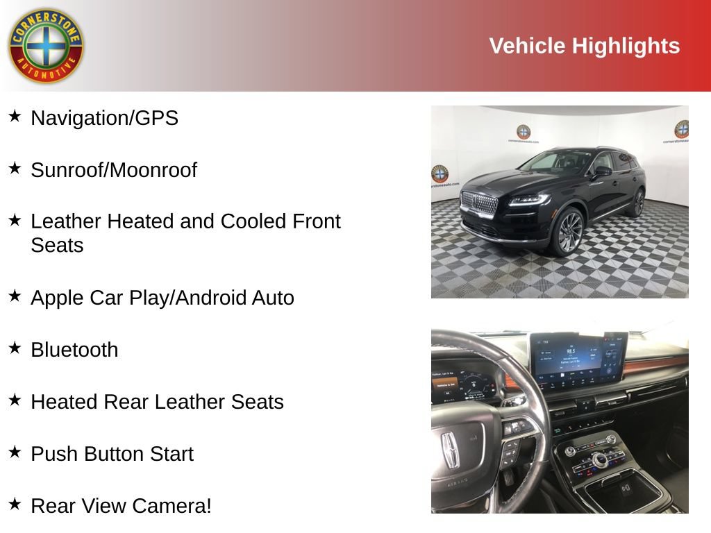 Used 2022 Lincoln Nautilus Reserve w/ Equipment Group 201A AWD/4WD image 2