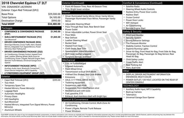 Used 2018 Chevrolet Equinox LT FWD image 5