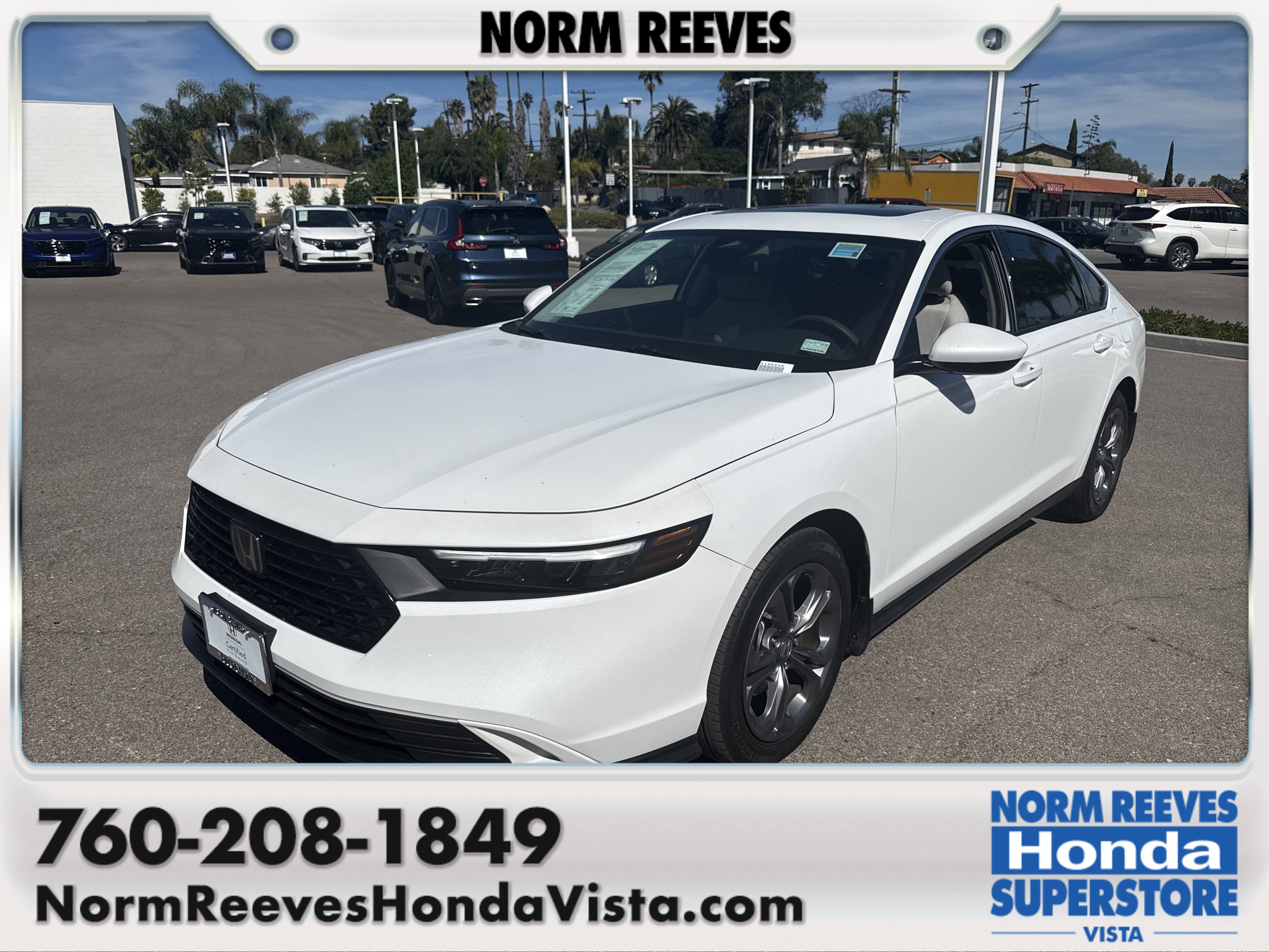 Certified 2023 Honda Accord EX image 1