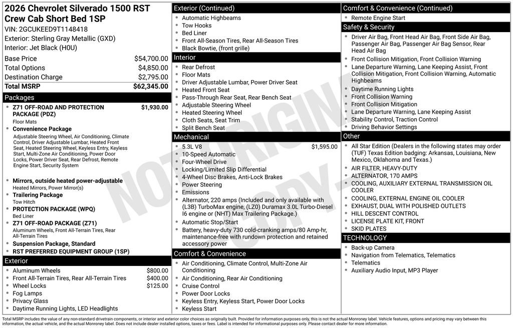 New 2026 Chevrolet Silverado 1500 RST video 2