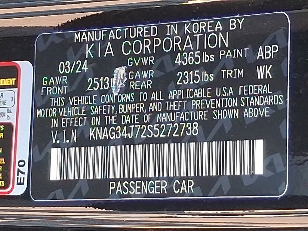 Certified 2025 Kia K5 EX FWD image 27