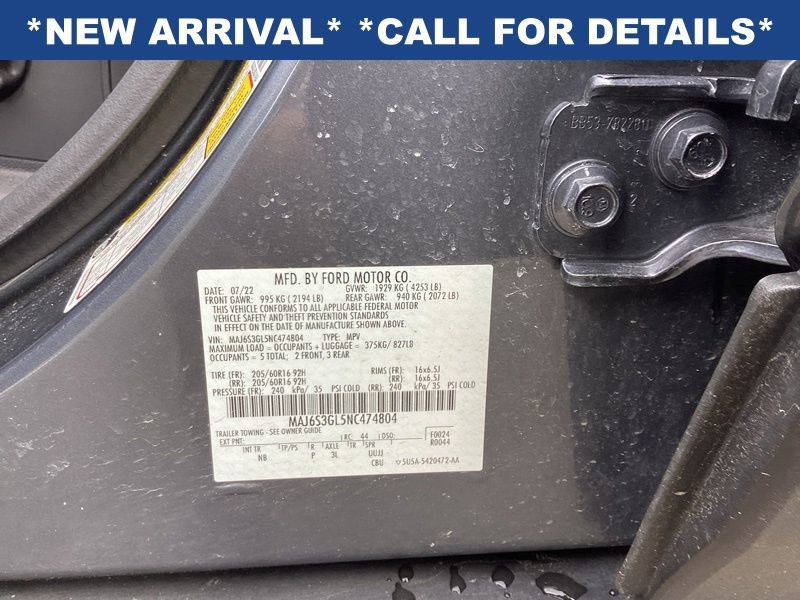 Used 2022 Ford EcoSport SE AWD/4WD image 10