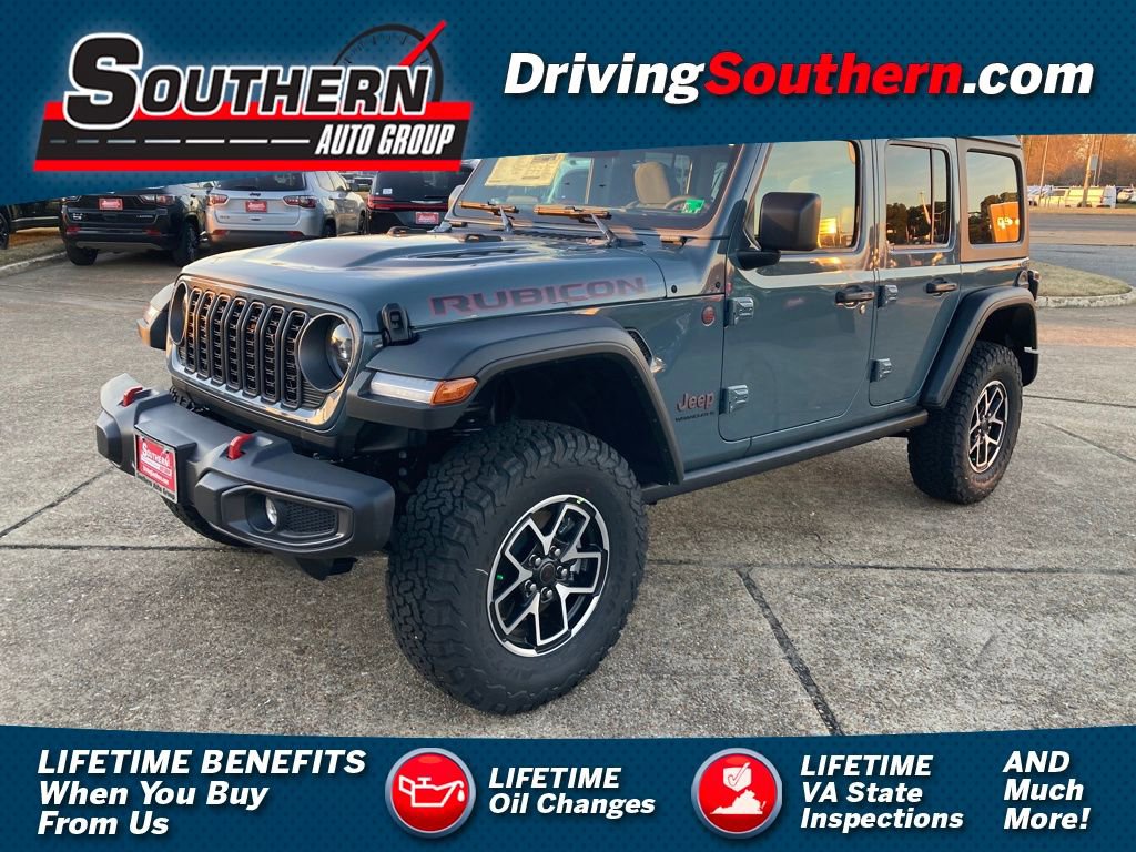 New 2026 Jeep Wrangler Unlimited Rubicon w/ Safety Group AWD/4WD 360° Tour
