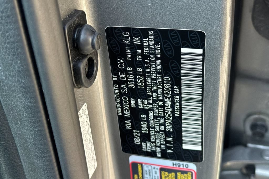 Used 2021 Kia Rio S FWD image 33