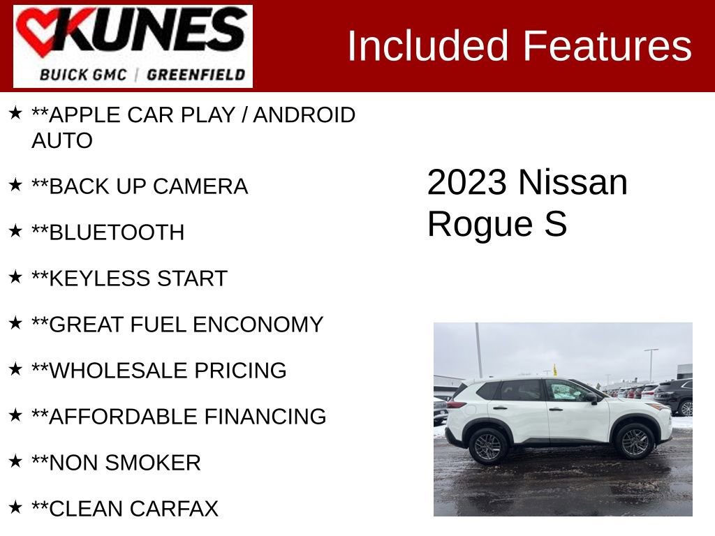 Used 2023 Nissan Rogue S image 2