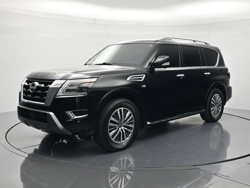Used 2021 Nissan Armada SL w/ Captain's Chairs Package AWD/4WD image 1