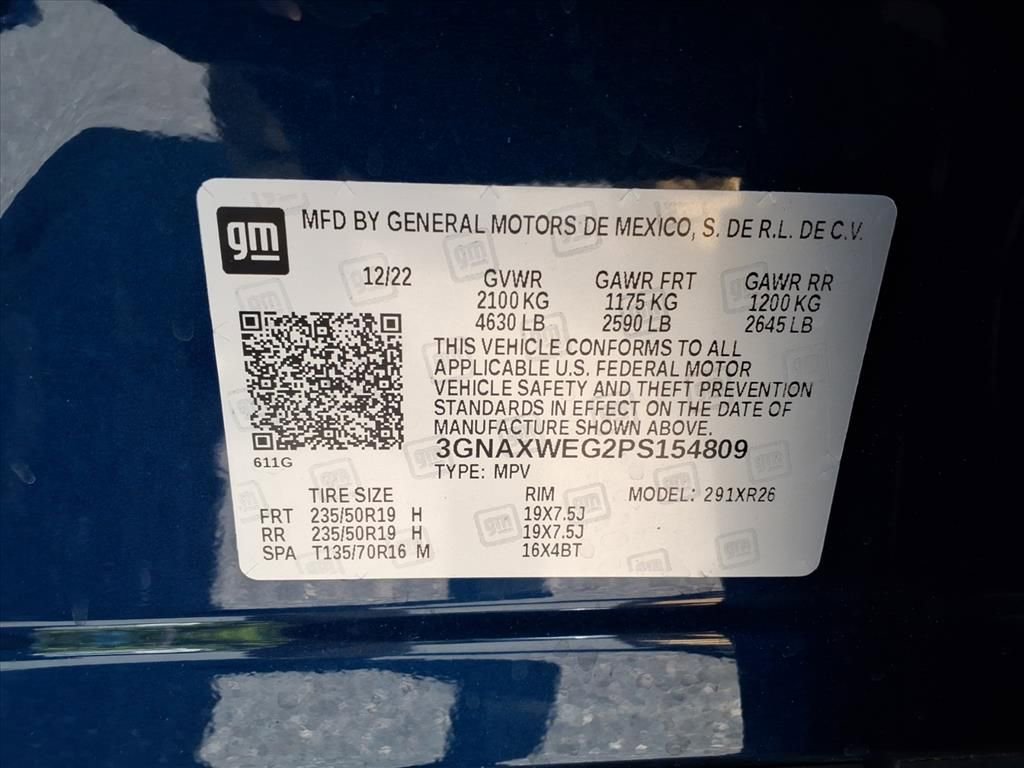 Certified 2023 Chevrolet Equinox RS AWD/4WD image 26