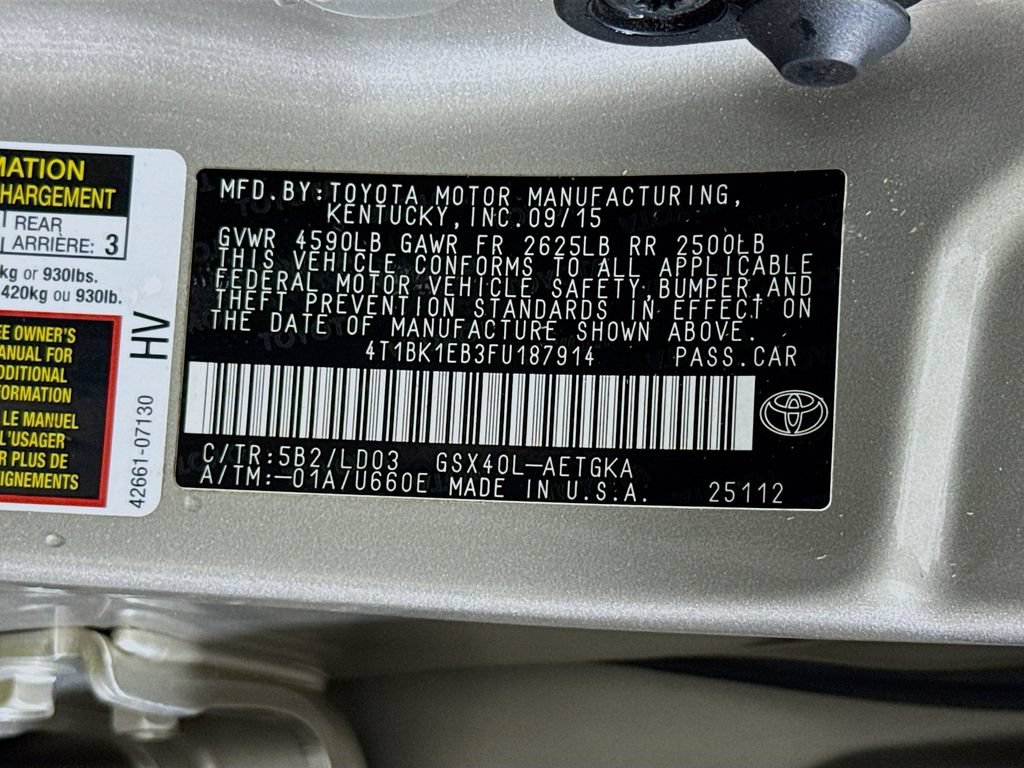 Used 2015 Toyota Avalon XLE FWD image 30