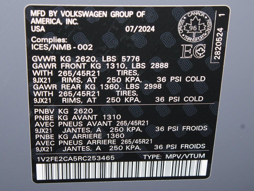 Used 2024 Volkswagen Atlas Cross Sport SEL Premium R-Line image 67