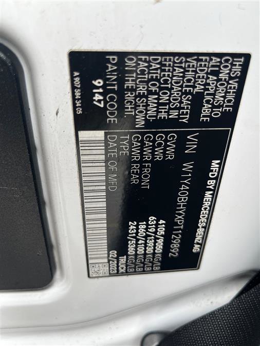Used 2023 Mercedes-Benz Sprinter 2500 image 8