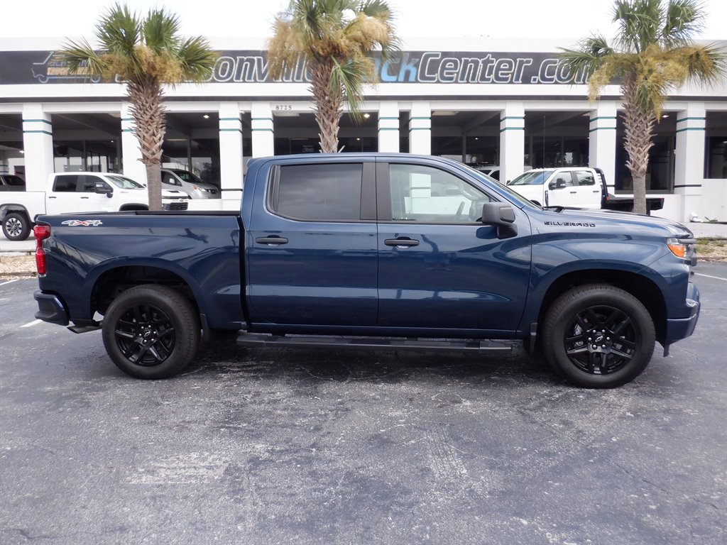 Used 2022 Chevrolet Silverado 1500 Custom w/ LPO, Dark Essentials Package
