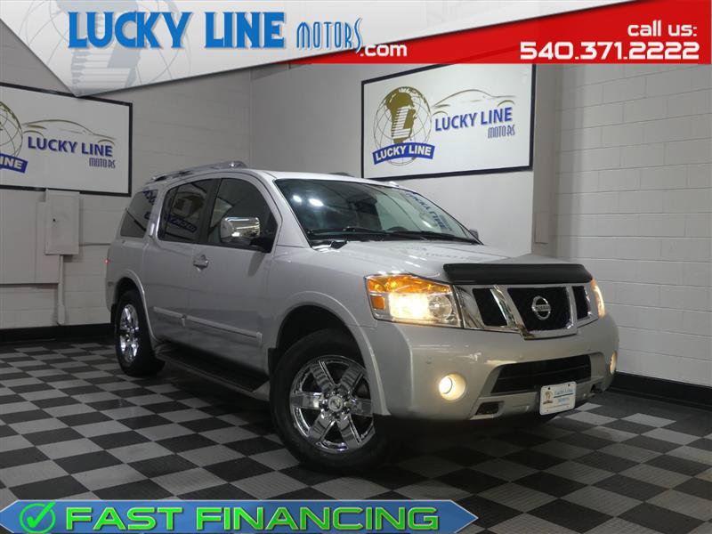 Used 2014 Nissan Armada Platinum w/ 2nd Row Captain Seat Package AWD/4WD image 1