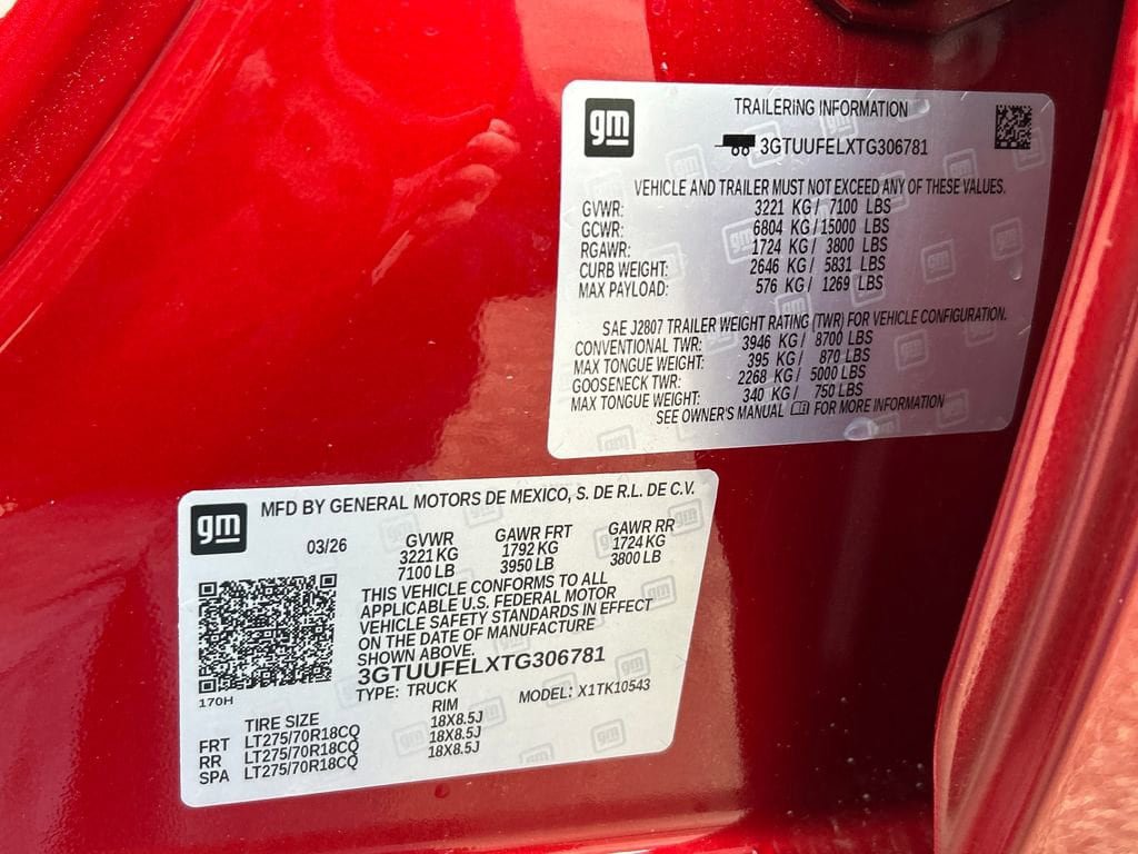 New 2026 GMC Sierra 1500 AT4X AWD/4WD image 33