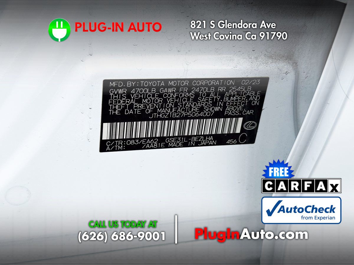 Used 2023 Lexus IS 350 F Sport w/ Navigation Package RWD image 9