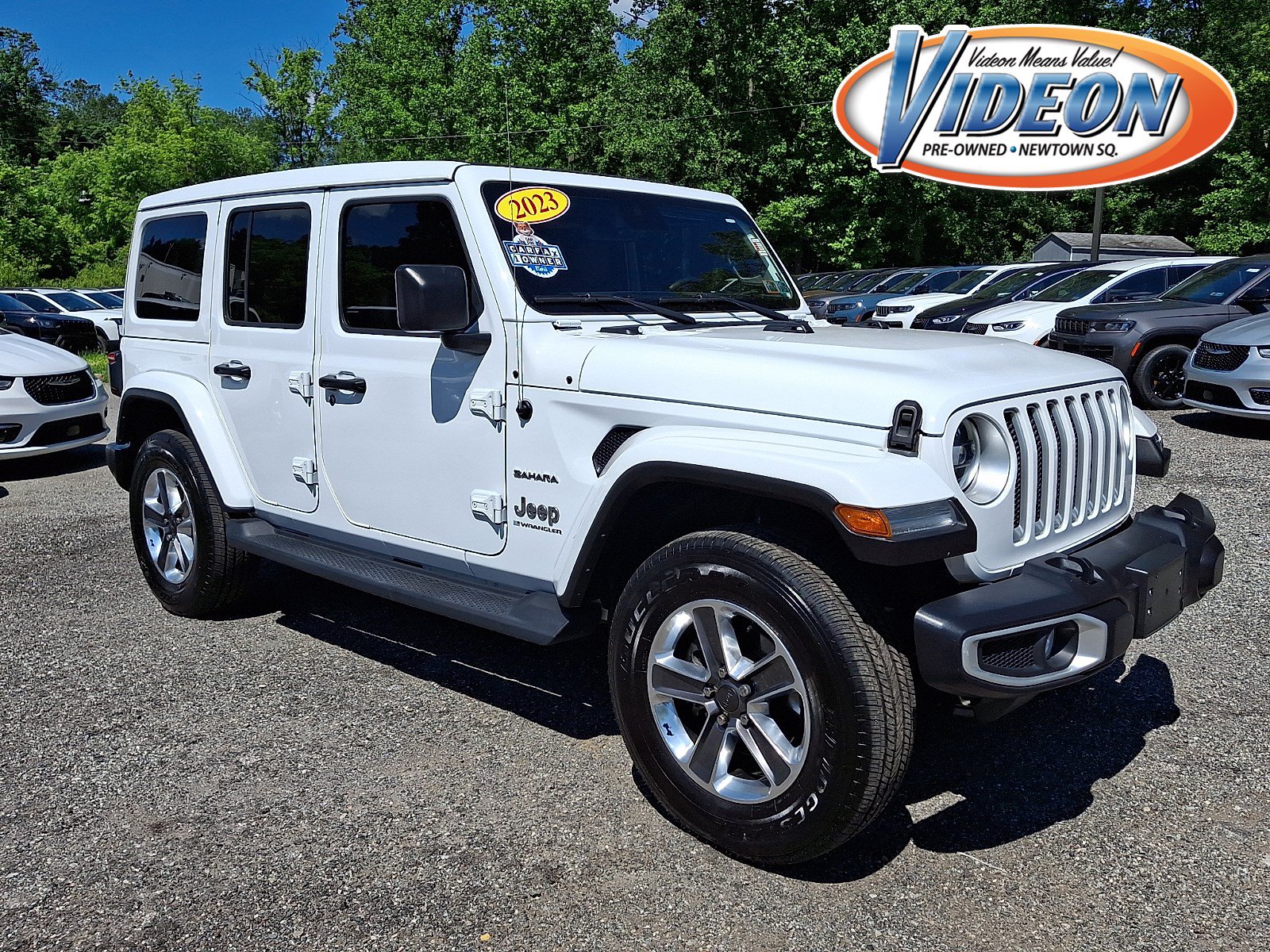 Certified 2023 Jeep Wrangler Unlimited Sahara w/ LED Lighting Group AWD/4WD video 1