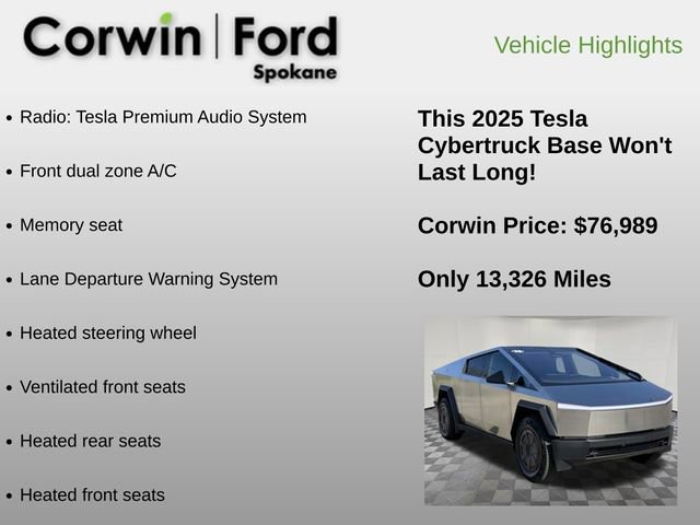 Used 2025 Tesla Cybertruck AWD Crew Cab image 6