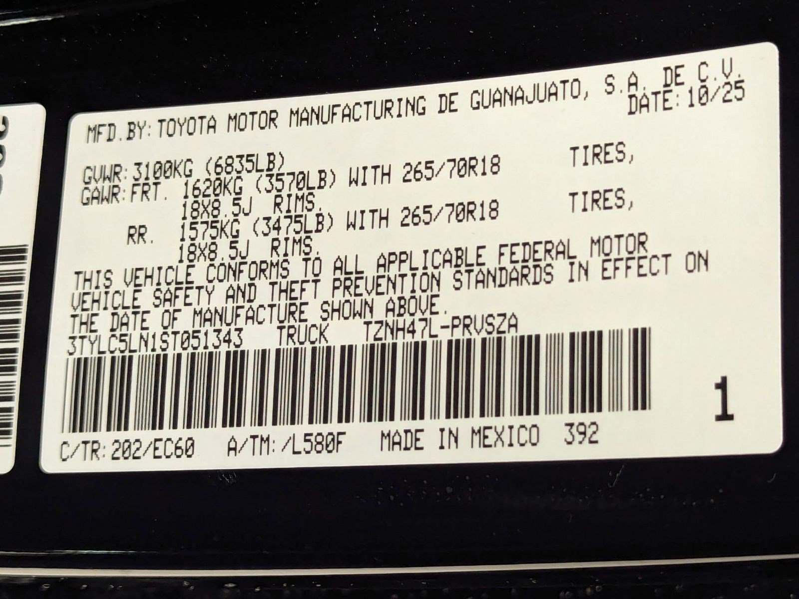 New 2025 Toyota Tacoma TRD Sport image 18