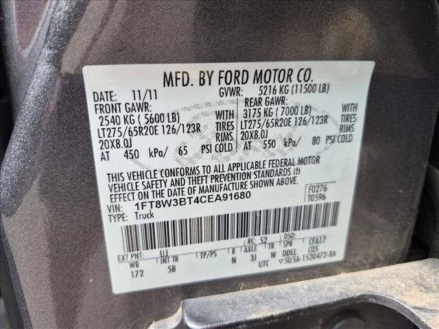 Used 2012 Ford F350 Lariat w/ Lariat Ultimate Pkg AWD/4WD image 15