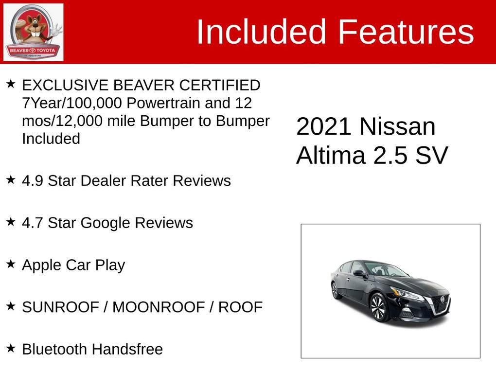 Used 2021 Nissan Altima 2.5 SV image 4