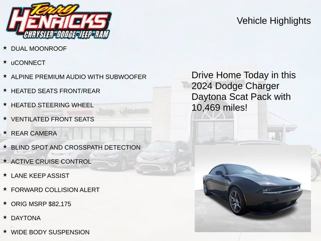 Used 2024 Dodge Charger Daytona Scat Pack w/ Plus Group AWD/4WD image 4