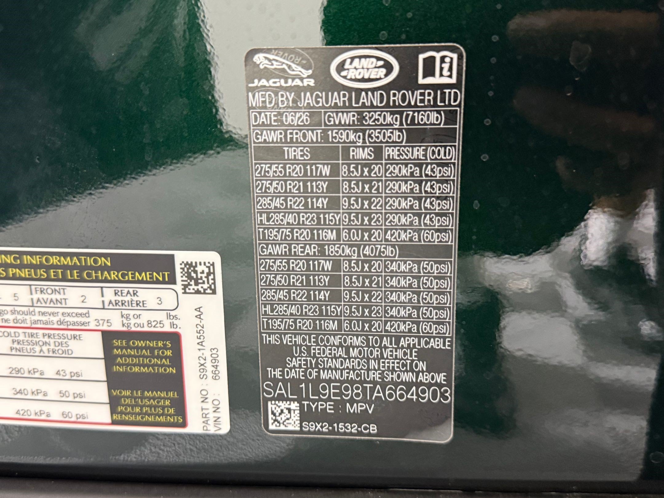 New 2026 Land Rover Range Rover Sport Dynamic SE AWD/4WD image 23