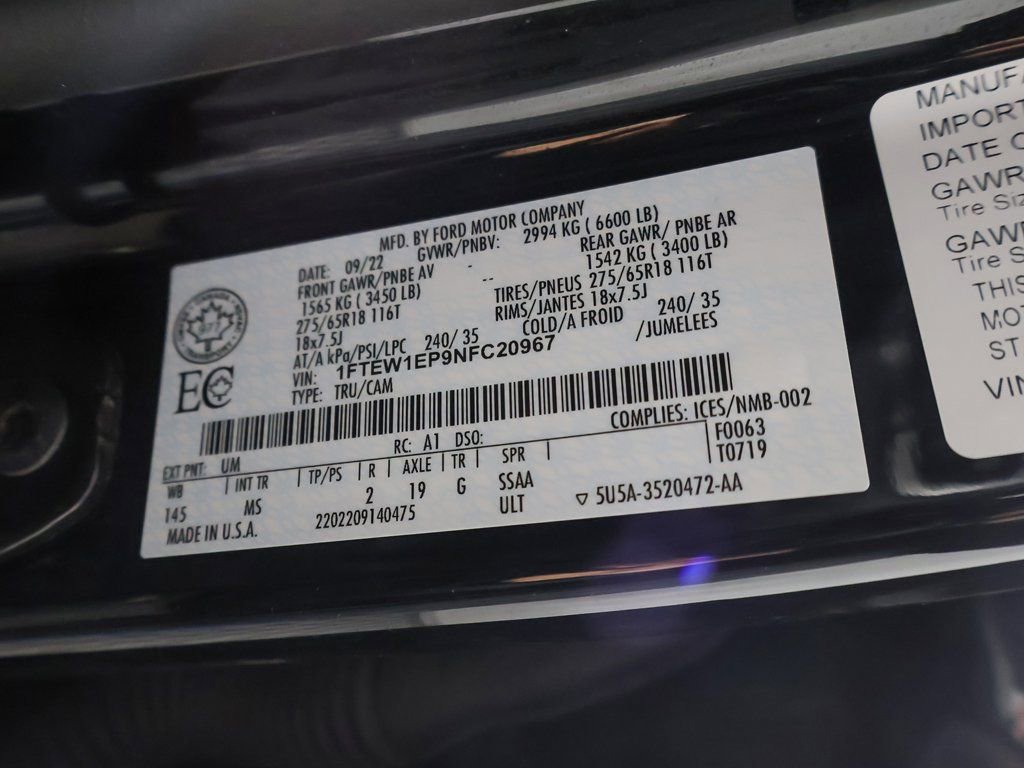 Used 2022 Ford F150 XLT w/ XTR Package image 40