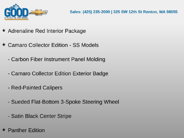 Used 2024 Chevrolet Camaro SS RWD image 5