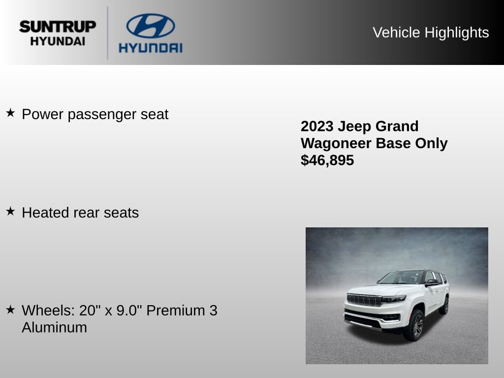 Used 2023 Jeep Grand Wagoneer 4WD image 23