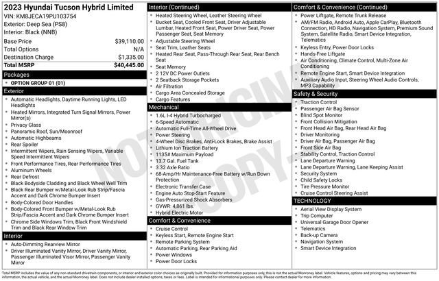 Used 2023 Hyundai Tucson Limited image 32