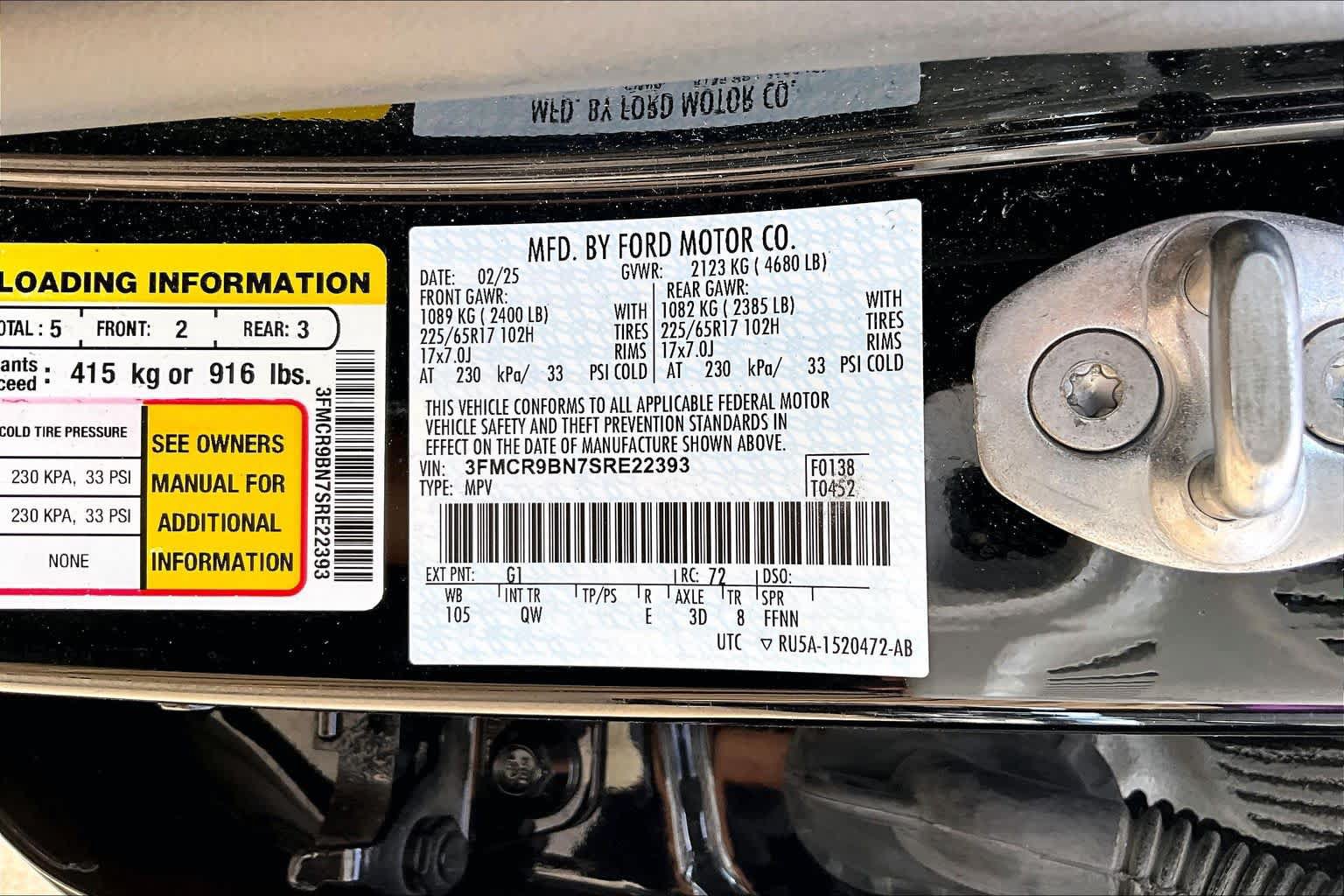 Used 2025 Ford Bronco Sport Big Bend AWD/4WD image 31