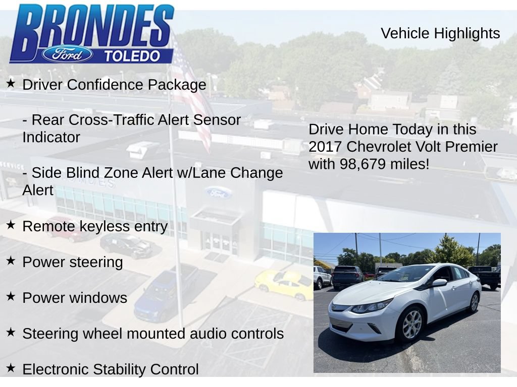Used 2017 Chevrolet Volt Premier w/ Driver Confidence Package FWD image 12