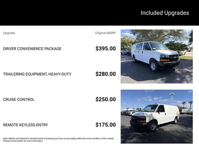 New 2024 Chevrolet Express 2500 Work Van 3D Cargo Van w/ Driver Convenience Package image 14